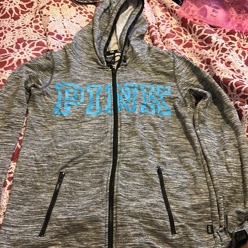 Victoria Secret (PINK ) Grey hoodie Size Medium